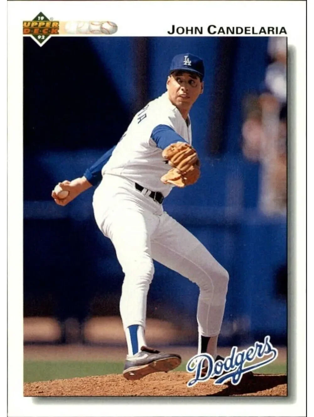 John Candelaria 1992 Upper Deck MLB #482 Baseball Card Los Angeles Dodgers